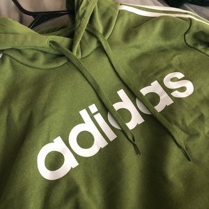 Adidas green hoodie